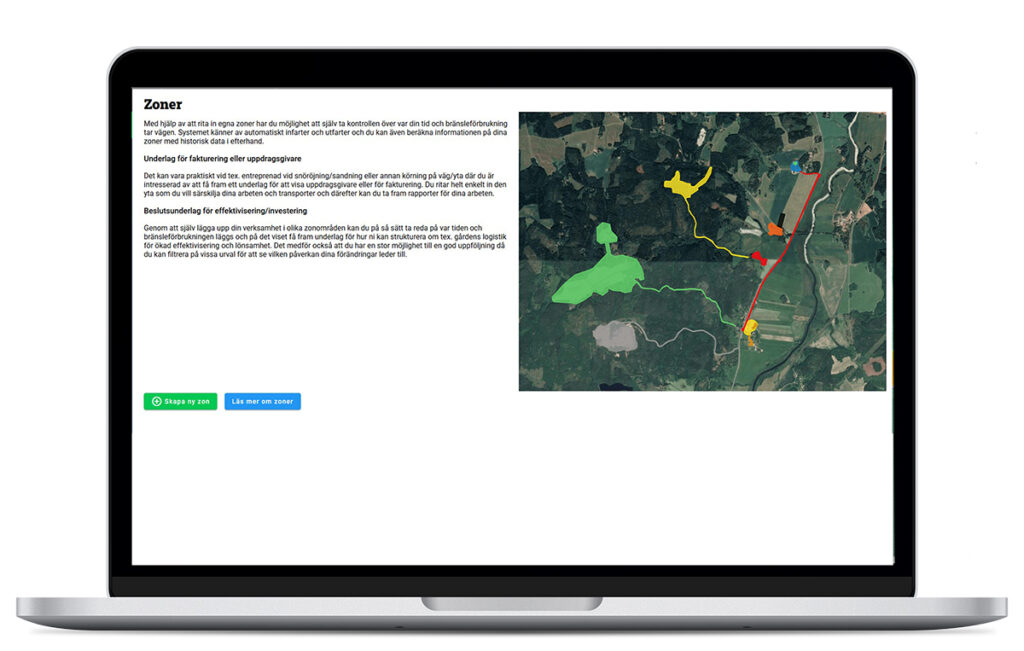 Sk&auml;rmbild med vy av Logmaster